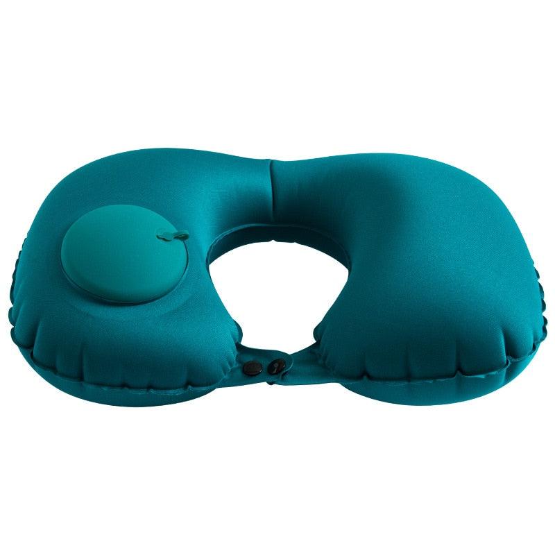 U-Shape Travel Pillow For Airplane Inflatable Neck Pillow Travel Accessories Comfortable Sleep Pillows Travel Accessories Comfortable Sleep Pillows Inflatable Neck Pillow Inflatable U Shaped Travel Pillow Car Head Neck Rest Air Cushion For Travel Stevvex