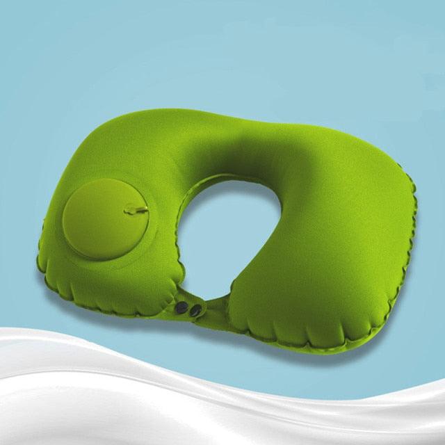 U-Shape Travel Pillow For Airplane Inflatable Neck Pillow Travel Accessories Comfortable Sleep Pillows Travel Accessories Comfortable Sleep Pillows Inflatable Neck Pillow Inflatable U Shaped Travel Pillow Car Head Neck Rest Air Cushion For Travel Stevvex
