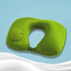 U-Shape Travel Pillow For Airplane Inflatable Neck Pillow Travel Accessories Comfortable Sleep Pillows Travel Accessories Comfortable Sleep Pillows Inflatable Neck Pillow Inflatable U Shaped Travel Pillow Car Head Neck Rest Air Cushion For Travel Stevvex