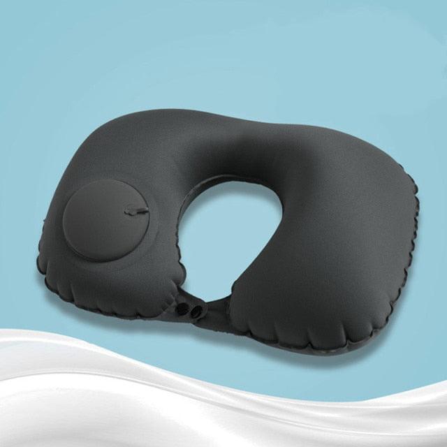 U-Shape Travel Pillow For Airplane Inflatable Neck Pillow Travel Accessories Comfortable Sleep Pillows Travel Accessories Comfortable Sleep Pillows Inflatable Neck Pillow Inflatable U Shaped Travel Pillow Car Head Neck Rest Air Cushion For Travel Stevvex