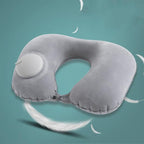 U-Shape Travel Pillow For Airplane Inflatable Neck Pillow Travel Accessories Comfortable Sleep Pillows Travel Accessories Comfortable Sleep Pillows Inflatable Neck Pillow Inflatable U Shaped Travel Pillow Car Head Neck Rest Air Cushion For Travel Stevvex