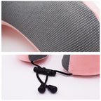 U-Shape Travel Pillow Pure Memory Foam Neck Pillow for Airplane Office Nap Cervical Pillows Flight Sleeping Head Neck Support Memory Cotton Neck Pillow Cervical Vertebra Travel Portable Noon Break Aircraft Neck Pillow For Traveling