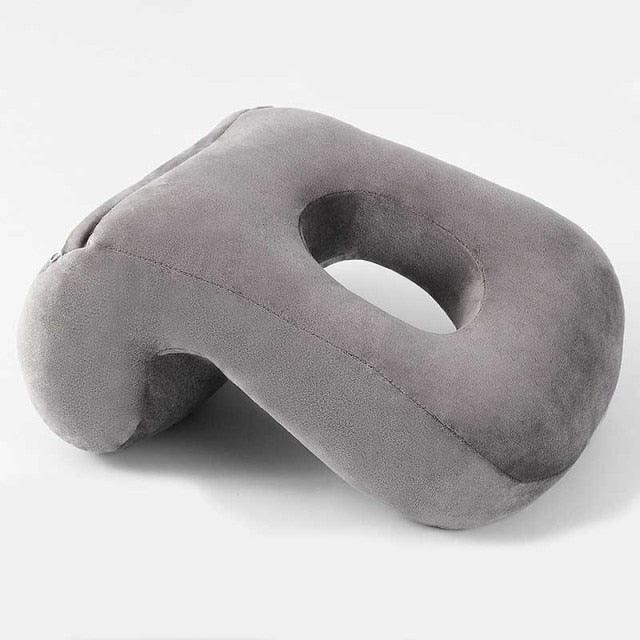 U-Shaped Desk Nap Pillow Neck Supporter Seat Cushion Headrest Travel Airplane Nap Pad  with Arm Rest Travel Pillow for Neck and Head  Comfort for Airplane Car and Desk Memory Foam Neck Pillow, Travel Pillow for Airplanes Car Camping Office School Stevvex