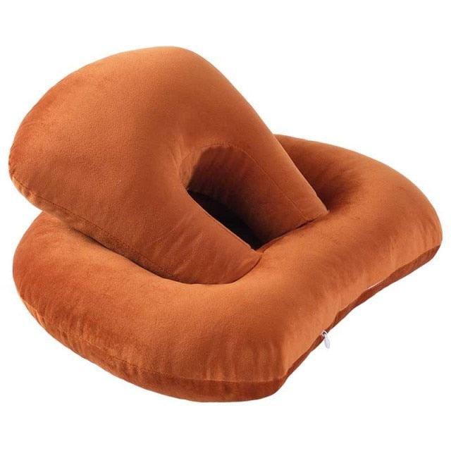 U-Shaped Desk Nap Pillow Neck Supporter Seat Cushion Headrest Travel Airplane Nap Pad  with Arm Rest Travel Pillow for Neck and Head  Comfort for Airplane Car and Desk Memory Foam Neck Pillow, Travel Pillow for Airplanes Car Camping Office School Stevvex