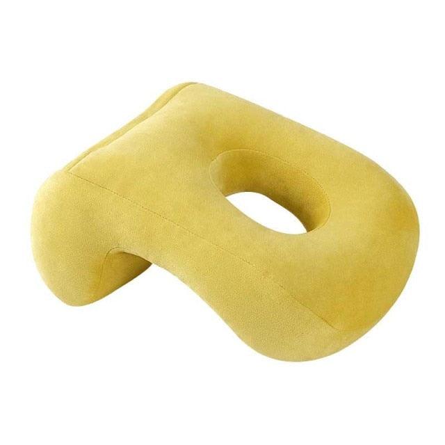 U-Shaped Desk Nap Pillow Neck Supporter Seat Cushion Headrest Travel Airplane Nap Pad  with Arm Rest Travel Pillow for Neck and Head  Comfort for Airplane Car and Desk Memory Foam Neck Pillow, Travel Pillow for Airplanes Car Camping Office School Stevvex