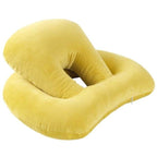 U-Shaped Desk Nap Pillow Neck Supporter Seat Cushion Headrest Travel Airplane Nap Pad  with Arm Rest Travel Pillow for Neck and Head  Comfort for Airplane Car and Desk Memory Foam Neck Pillow, Travel Pillow for Airplanes Car Camping Office School Stevvex