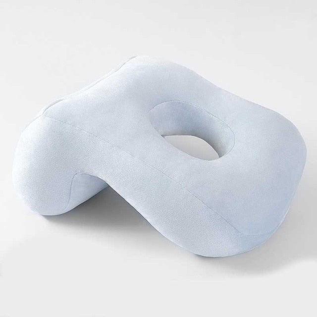 U-Shaped Desk Nap Pillow Neck Supporter Seat Cushion Headrest Travel Airplane Nap Pad  with Arm Rest Travel Pillow for Neck and Head  Comfort for Airplane Car and Desk Memory Foam Neck Pillow, Travel Pillow for Airplanes Car Camping Office School Stevvex