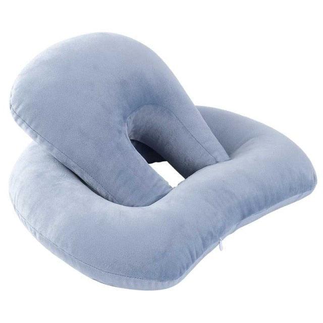 U-Shaped Desk Nap Pillow Neck Supporter Seat Cushion Headrest Travel Airplane Nap Pad  with Arm Rest Travel Pillow for Neck and Head  Comfort for Airplane Car and Desk Memory Foam Neck Pillow, Travel Pillow for Airplanes Car Camping Office School Stevvex
