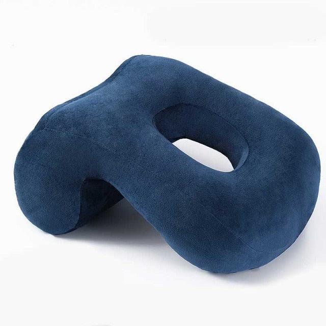 U-Shaped Desk Nap Pillow Neck Supporter Seat Cushion Headrest Travel Airplane Nap Pad  with Arm Rest Travel Pillow for Neck and Head  Comfort for Airplane Car and Desk Memory Foam Neck Pillow, Travel Pillow for Airplanes Car Camping Office School Stevvex