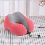 U-Shaped Magnetic Head Pillow Neck Pillow Memory Foam Padding Airplane Travel Office Lunch Break Car Hug Memory Foam Travel Pillow Neck Pillow Ideal for Airplane Travel Comfortable and Lightweight Improved Support Design Neck Pillow Stevvex