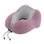U-Shaped Magnetic Head Pillow Neck Pillow Memory Foam Padding Airplane Travel Office Lunch Break Car Hug Memory Foam Travel Pillow Neck Pillow Ideal for Airplane Travel Comfortable and Lightweight Improved Support Design Neck Pillow Stevvex