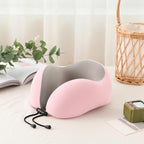 U-Shaped Magnetic Head Pillow Neck Pillow Memory Foam Padding Airplane Travel Office Lunch Break Car Hug Memory Foam Travel Pillow Neck Pillow Ideal for Airplane Travel Comfortable and Lightweight Improved Support Design Neck Pillow Stevvex