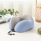 U-Shaped Magnetic Head Pillow Neck Pillow Memory Foam Padding Airplane Travel Office Lunch Break Car Hug Memory Foam Travel Pillow Neck Pillow Ideal for Airplane Travel Comfortable and Lightweight Improved Support Design Neck Pillow Stevvex