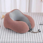 U-Shaped Magnetic Head Pillow Neck Pillow Memory Foam Padding Airplane Travel Office Lunch Break Car Hug Memory Foam Travel Pillow Neck Pillow Ideal for Airplane Travel Comfortable and Lightweight Improved Support Design Neck Pillow Stevvex