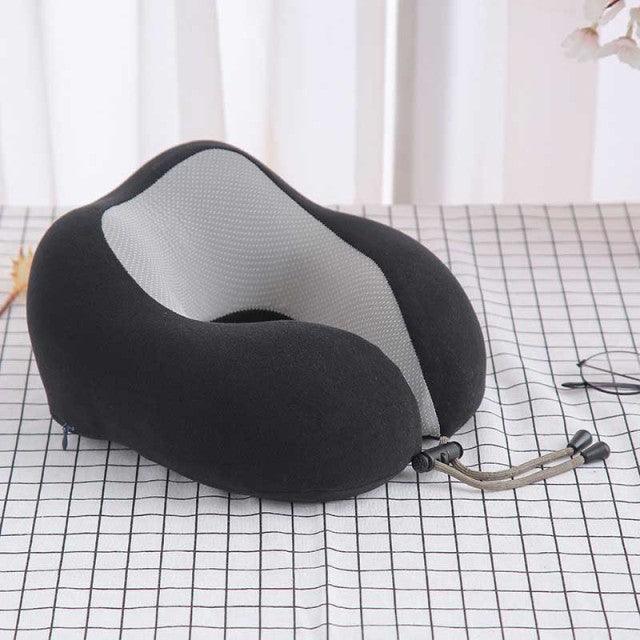 U-Shaped Magnetic Head Pillow Neck Pillow Memory Foam Padding Airplane Travel Office Lunch Break Car Hug Memory Foam Travel Pillow Neck Pillow Ideal for Airplane Travel Comfortable and Lightweight Improved Support Design Neck Pillow Stevvex