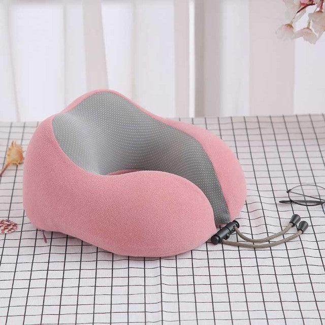 U-Shaped Magnetic Head Pillow Neck Pillow Memory Foam Padding Airplane Travel Office Lunch Break Car Hug Memory Foam Travel Pillow Neck Pillow Ideal for Airplane Travel Comfortable and Lightweight Improved Support Design Neck Pillow Stevvex