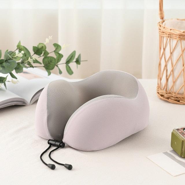 U-Shaped Magnetic Head Pillow Neck Pillow Memory Foam Padding Airplane Travel Office Lunch Break Car Hug Memory Foam Travel Pillow Neck Pillow Ideal for Airplane Travel Comfortable and Lightweight Improved Support Design Neck Pillow Stevvex