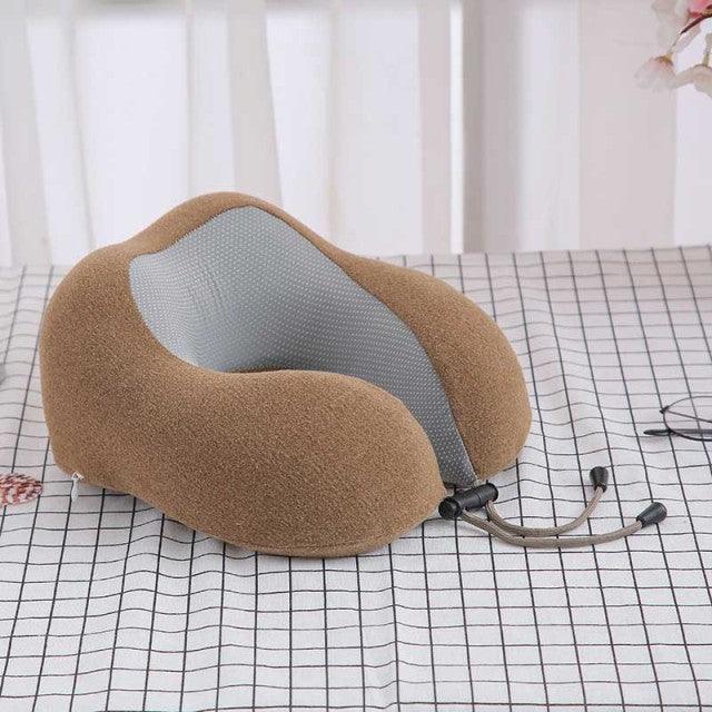 U-Shaped Magnetic Head Pillow Neck Pillow Memory Foam Padding Airplane Travel Office Lunch Break Car Hug Memory Foam Travel Pillow Neck Pillow Ideal for Airplane Travel Comfortable and Lightweight Improved Support Design Neck Pillow Stevvex