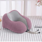 U-Shaped Magnetic Head Pillow Neck Pillow Memory Foam Padding Airplane Travel Office Lunch Break Car Hug Memory Foam Travel Pillow Neck Pillow Ideal for Airplane Travel Comfortable and Lightweight Improved Support Design Neck Pillow Stevvex