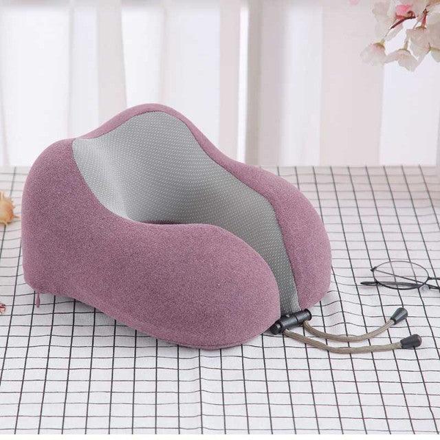 U-Shaped Magnetic Head Pillow Neck Pillow Memory Foam Padding Airplane Travel Office Lunch Break Car Hug Memory Foam Travel Pillow Neck Pillow Ideal for Airplane Travel Comfortable and Lightweight Improved Support Design Neck Pillow Stevvex