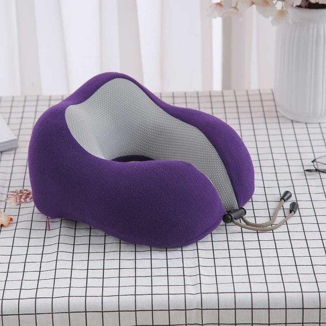 U-Shaped Magnetic Head Pillow Neck Pillow Memory Foam Padding Airplane Travel Office Lunch Break Car Hug Memory Foam Travel Pillow Neck Pillow Ideal for Airplane Travel Comfortable and Lightweight Improved Support Design Neck Pillow Stevvex