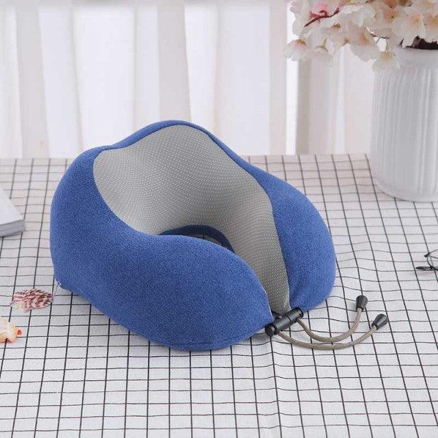 U-Shaped Magnetic Head Pillow Neck Pillow Memory Foam Padding Airplane Travel Office Lunch Break Car Hug Memory Foam Travel Pillow Neck Pillow Ideal for Airplane Travel Comfortable and Lightweight Improved Support Design Neck Pillow Stevvex