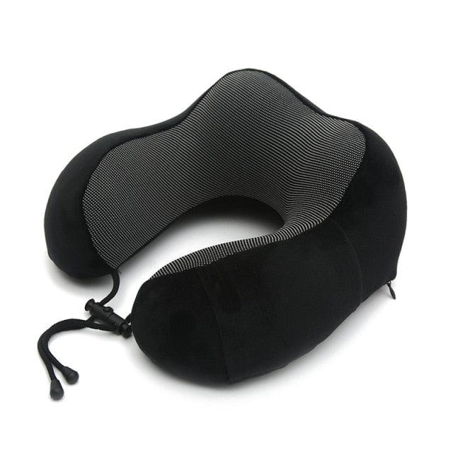 U Shaped Memory Foam Neck Pillows Soft Travel Pillow Massage Neck Pillow Sleeping Airplane Pillow Cervical Healthcare Bedding Outdoor Neck Support Pillow Headrest Travel Folding Slow Rebound Journey Trip Cushion Memory Foam Travel Pillow Neck Pillow Stevvex