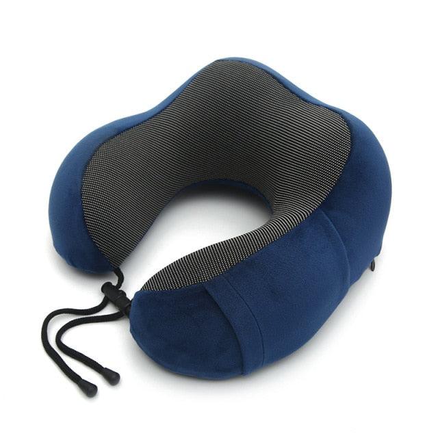 U Shaped Memory Foam Neck Pillows Soft Travel Pillow Massage Neck Pillow Sleeping Airplane Pillow Cervical Healthcare Bedding Outdoor Neck Support Pillow Headrest Travel Folding Slow Rebound Journey Trip Cushion Memory Foam Travel Pillow Neck Pillow Stevvex