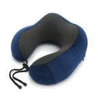 U Shaped Memory Foam Neck Pillows Soft Travel Pillow Massage Neck Pillow Sleeping Airplane Pillow Cervical Healthcare Bedding Outdoor Neck Support Pillow Headrest Travel Folding Slow Rebound Journey Trip Cushion Memory Foam Travel Pillow Neck Pillow Stevvex