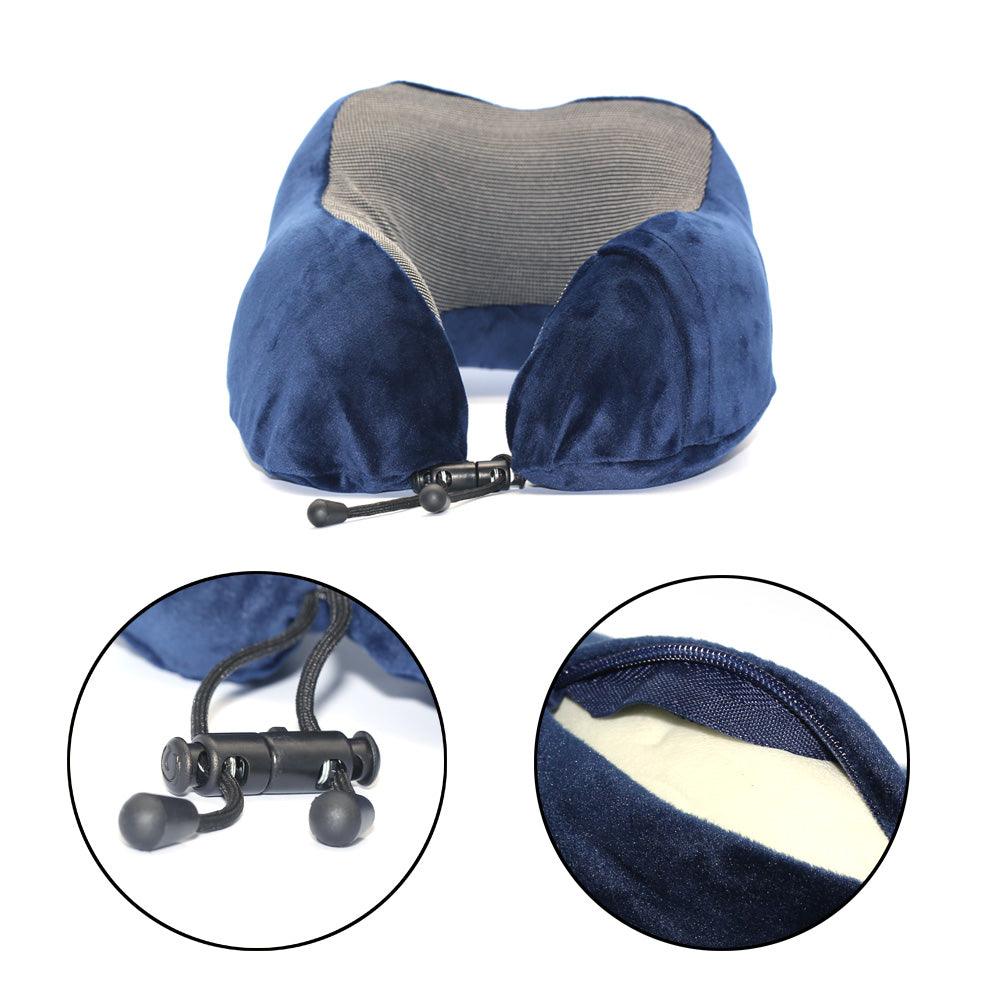 U Shaped Memory Foam Neck Pillows Soft Travel Pillow Massage Neck Pillow Sleeping Airplane Pillow Cervical Healthcare Bedding Outdoor Neck Support Pillow Headrest Travel Folding Slow Rebound Journey Trip Cushion Memory Foam Travel Pillow Neck Pillow Stevvex