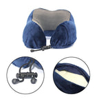 U Shaped Memory Foam Neck Pillows Soft Travel Pillow Massage Neck Pillow Sleeping Airplane Pillow Cervical Healthcare Bedding Outdoor Neck Support Pillow Headrest Travel Folding Slow Rebound Journey Trip Cushion Memory Foam Travel Pillow Neck Pillow Stevvex