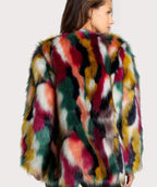 Women Color Fur Coats Pi-Mart