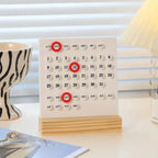 Wannian Wooden Ring Acrylic Calendar Pi-Mart