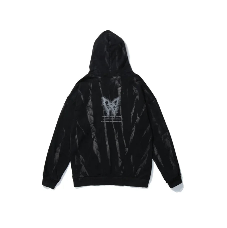 Devil Print Hooded Sweatshirt