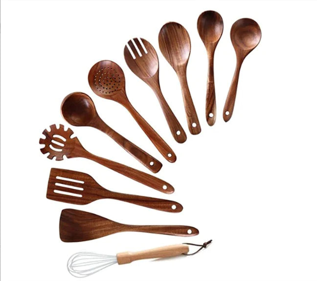 Culinary Essentials Wooden Spatulas Pi-Mart