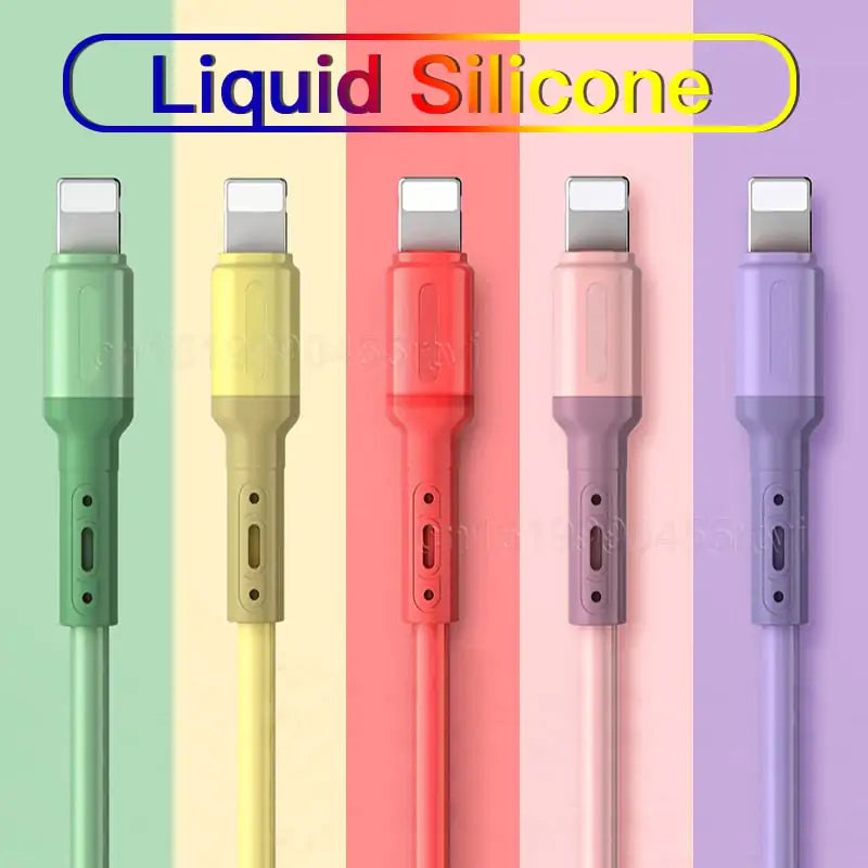Lightning Silicone Charger Cable Pi-Mart