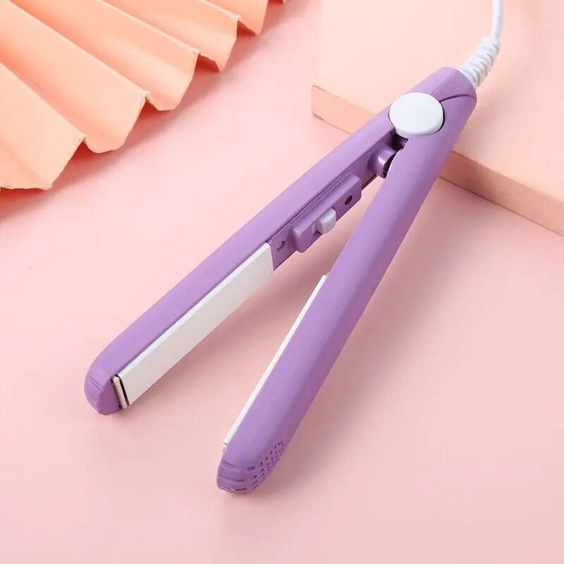 Mini Portable Hair Iron Hair Straightener Curler Professional Hair Irons Ceramic Pi-Mart