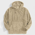 Essentials Hooded Corduroy Pullover for Men (One Piece) Pi-Mart