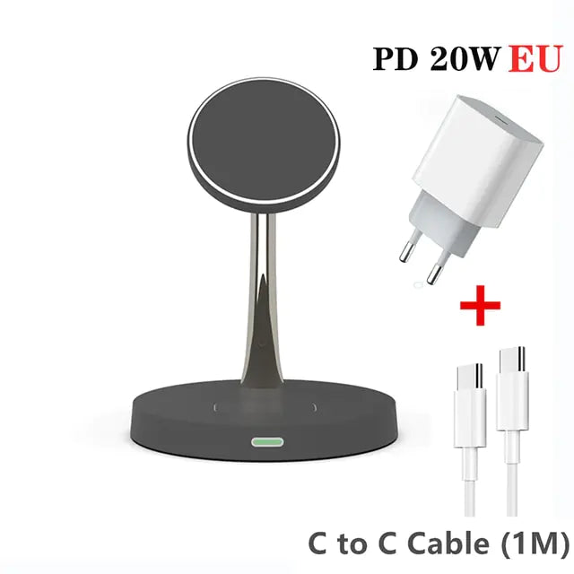 iPhone Magnetic Wireless Charger Station Dock Pi-Mart