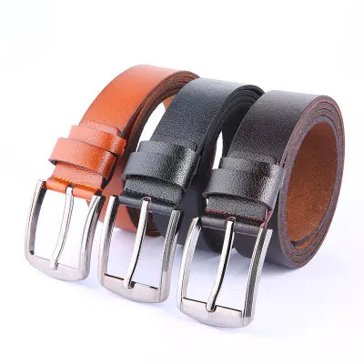 Fashionable Men's Business Casual Leather Belt Pi-Mart