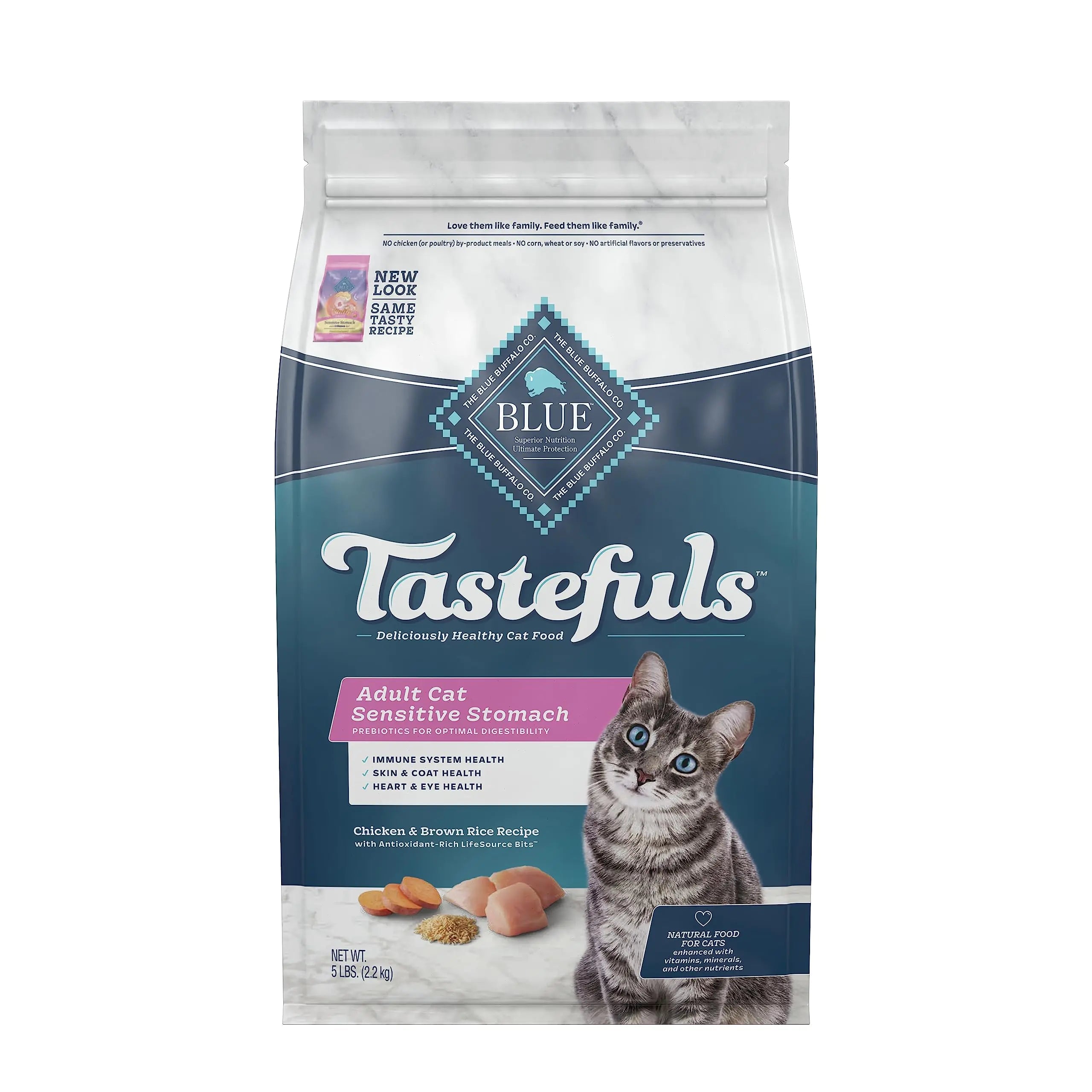 Blue Buffalo Sensitive Stomach Dry Cat Food Chicken & Brown Rice 5 Lb Lootquake LLC