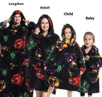 Lazy Blanket Hoodie Family Party Gift Pi-Mart