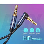 HI-FI 3.5mm Aux Cable Male to Male Audio Jack Cable For Car Headphone Mobile Phone Stevvex