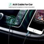 HI-FI 3.5mm Aux Cable Male to Male Audio Jack Cable For Car Headphone Mobile Phone Stevvex
