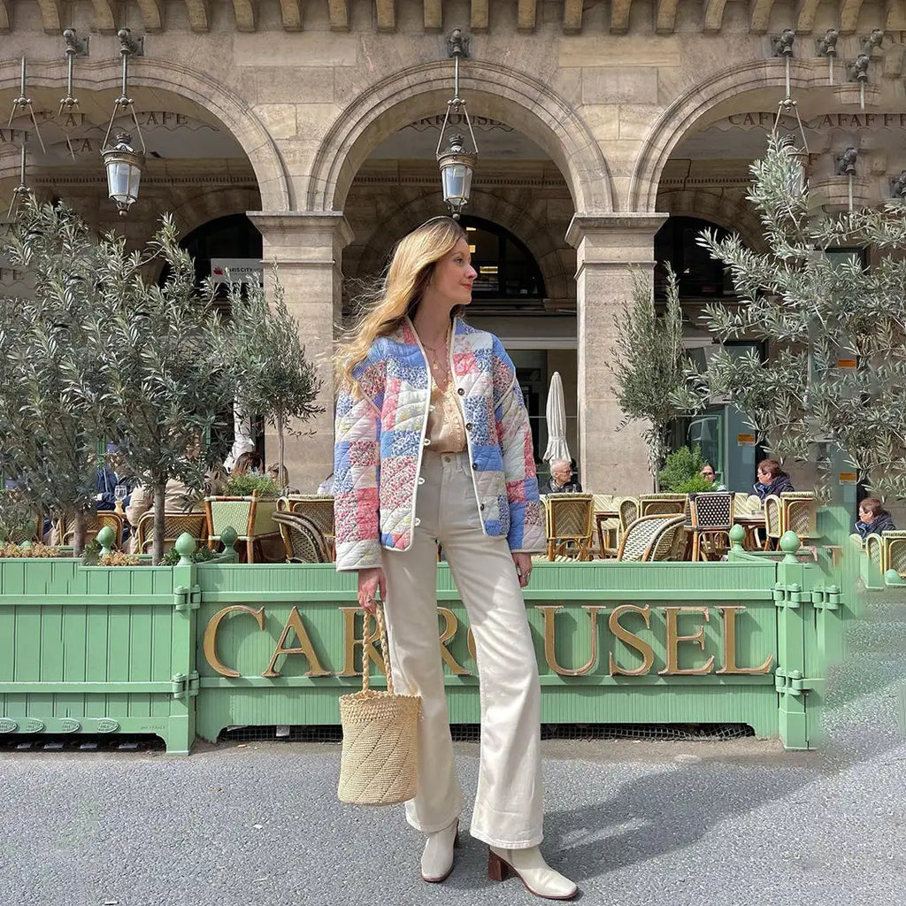 Floral Patchwork Jacket Pi-Mart