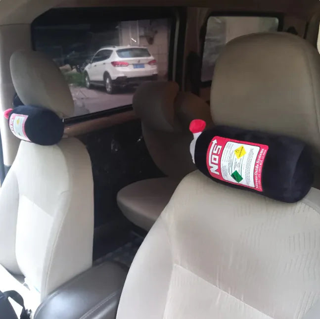 Nitrogen Bottle Style Car Pillow Pi-Mart