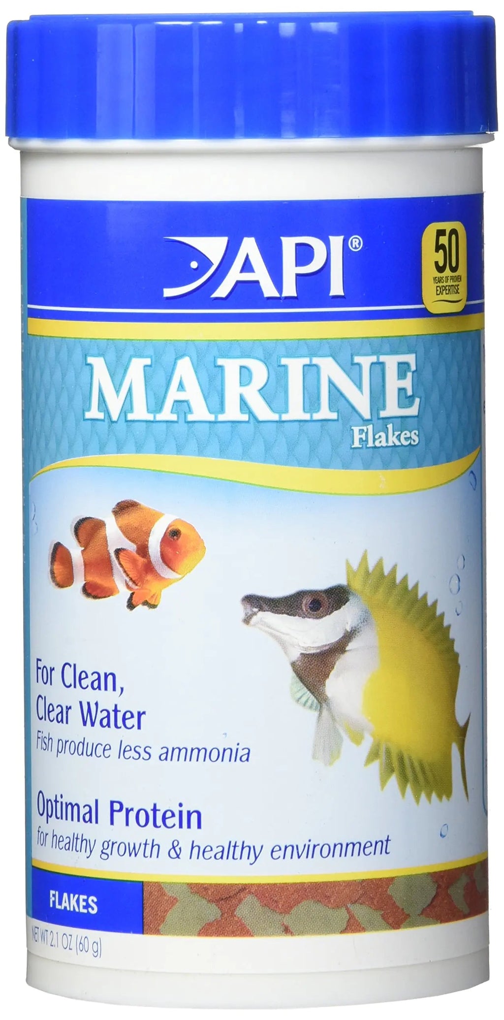 API MARINE FLAKES Fish Food 2.1-Ounce Container Lootquake LLC