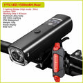 Ultra Bright Bicycle Light USB Rechargeable LED Bike Headlight Waterproof Bike Flashlight USB Rechargeable Bike Lights Front And Back 8 LED Bicycle Lights Front 5 Light Modes 15-30 Hours Working Time Stevvex