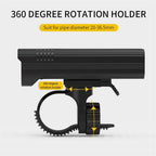 Ultra Bright Bicycle Light USB Rechargeable LED Bike Headlight Waterproof Bike Flashlight USB Rechargeable Bike Lights Front And Back 8 LED Bicycle Lights Front 5 Light Modes 15-30 Hours Working Time Stevvex