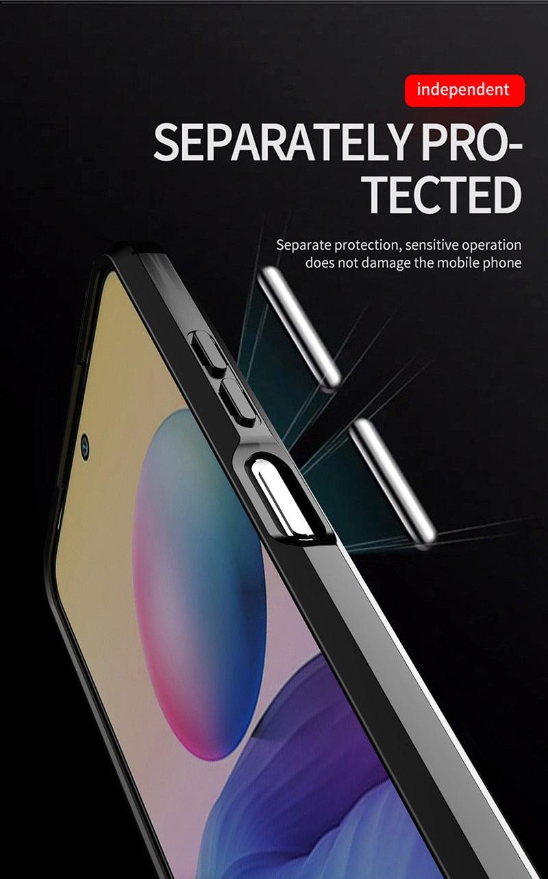 Ultra Thin Silicone Case Cover Phone Case Shockproof Case Protective Mobile Phone Case For Redmi note 10 5G Cover Case For Xiaomi Redmi 10 note 10 5G 10T 10S Pro Shockproof Silicone Phone Bumper For Redmi 10 Stevvex